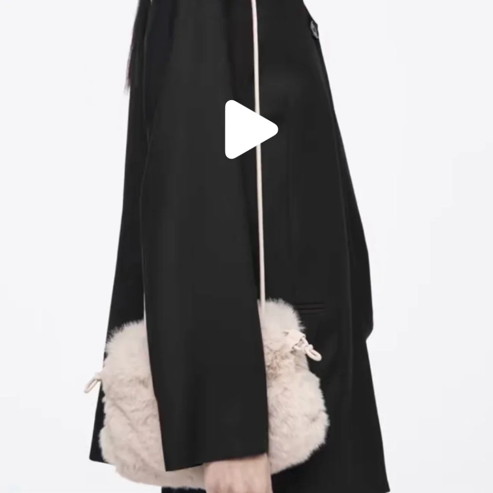 COS Cavatelli Mini Clutch Bag Faux Fur - Picture 5 of 5